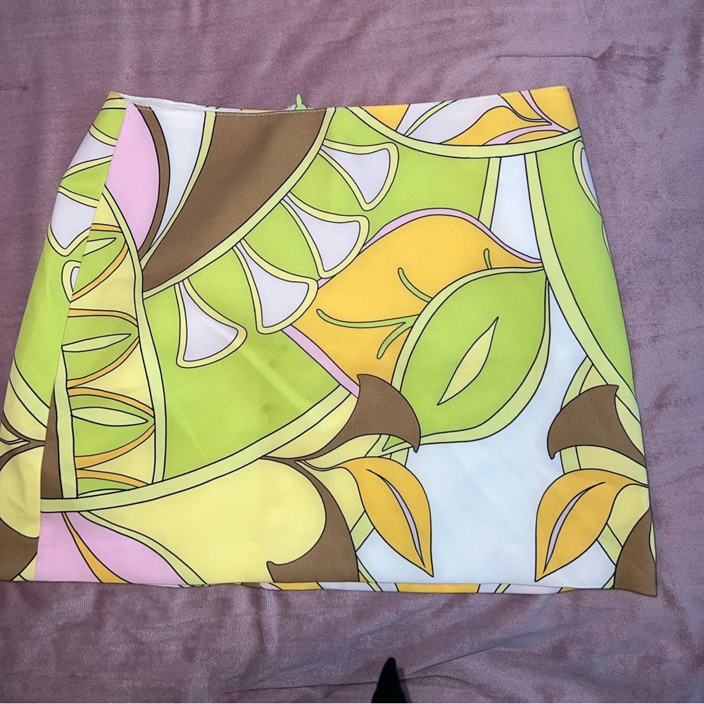 Zara printed skirt